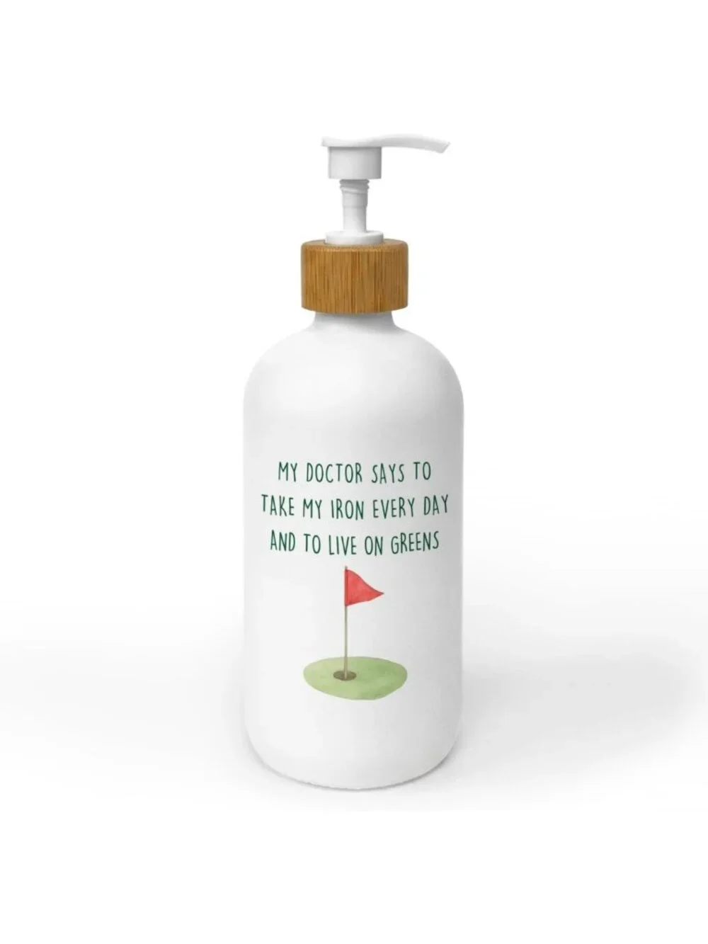 Humorous Golf Soap Dispenser - Fun Kitchen & Bathroom Pump for Hand Soap, Gift